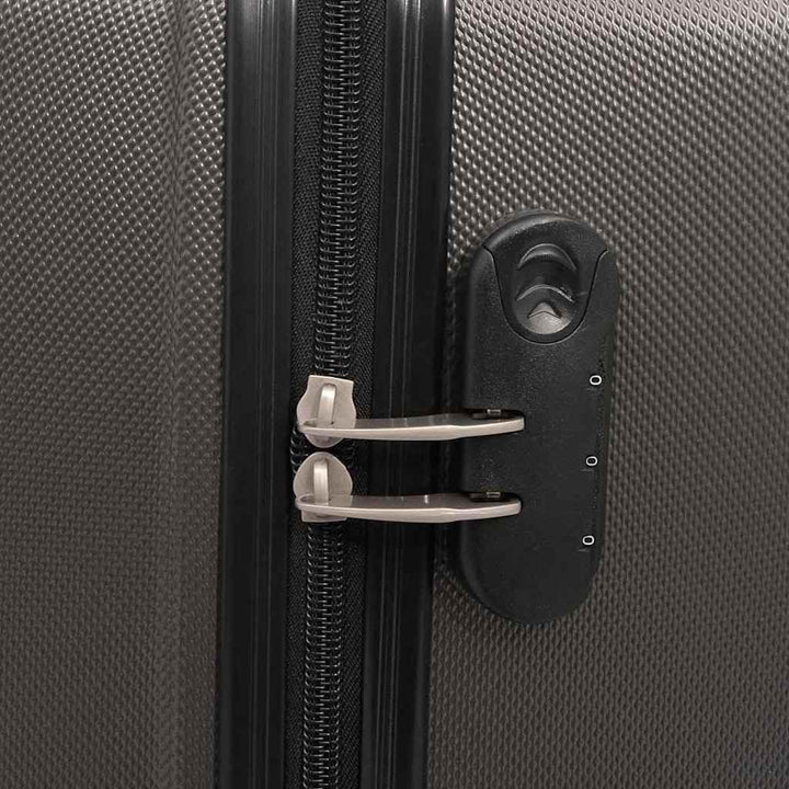 vidaXL Kofferset 4-TLG. Anthrazit Hartschalen Koffer Reisekoffer Set Trolley, Anthrazit