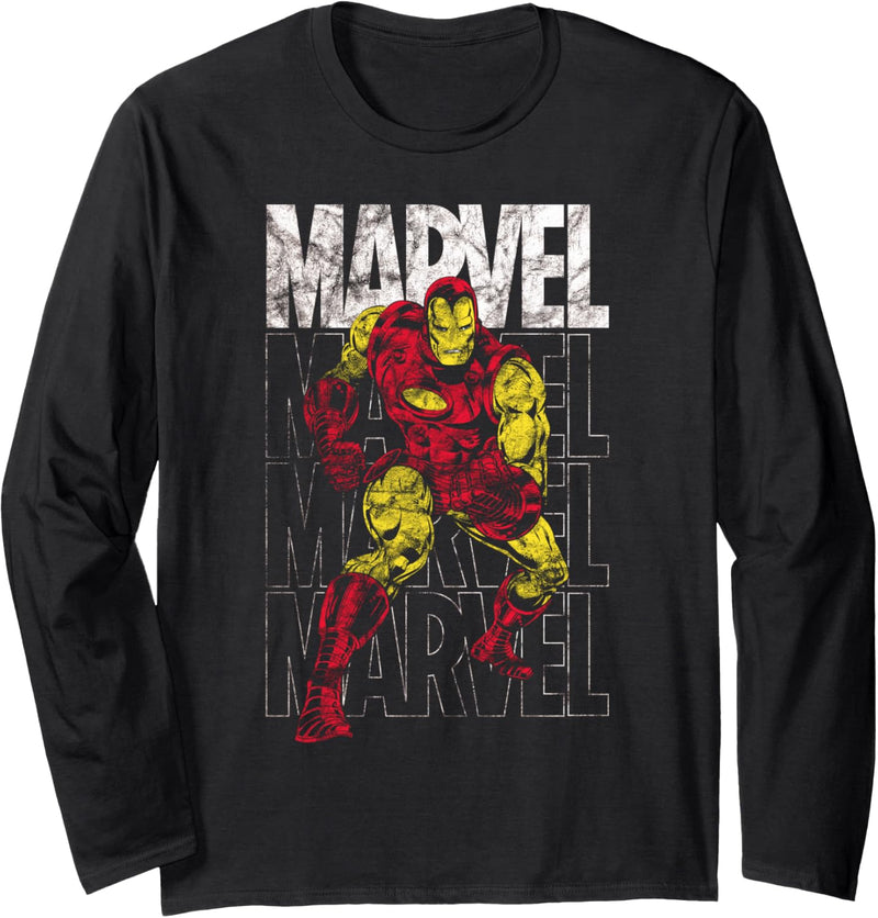 Marvel Iron Man Repeat Langarmshirt