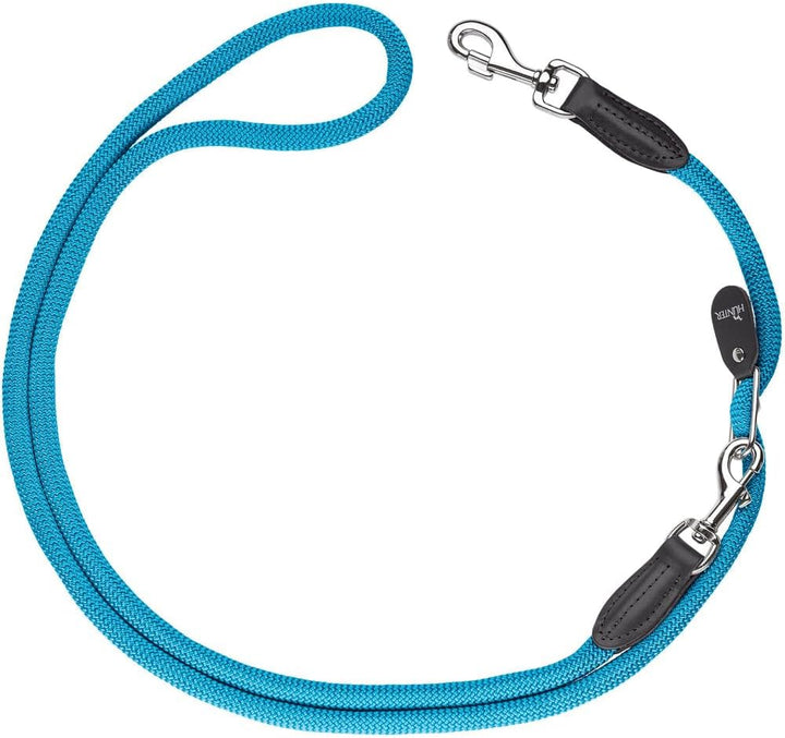 HUNTER FREESTYLE Vario-Leine für Hunde, robust, wetterfest, 1,0 x 200 cm, petrol petrol 1,0 x 200 cm