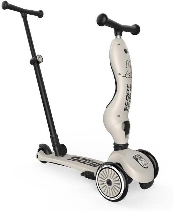 Highwaykick 1 Push and GO | Miffy Kollektion – 2-in-1 Lauflernhilfe und Kickboard