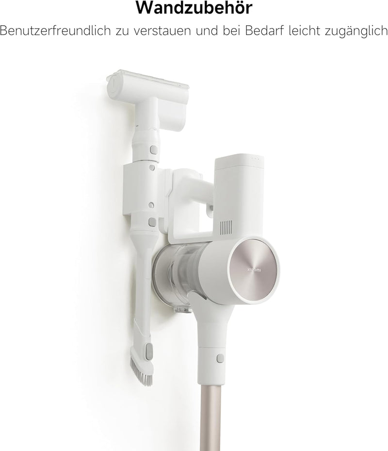 Xiaomi Vacuum Cleaner G20 – Leistungsstarker 150AW Akku-Staubsauger mit LED-Suchscheinwerfer, 12-Zyk