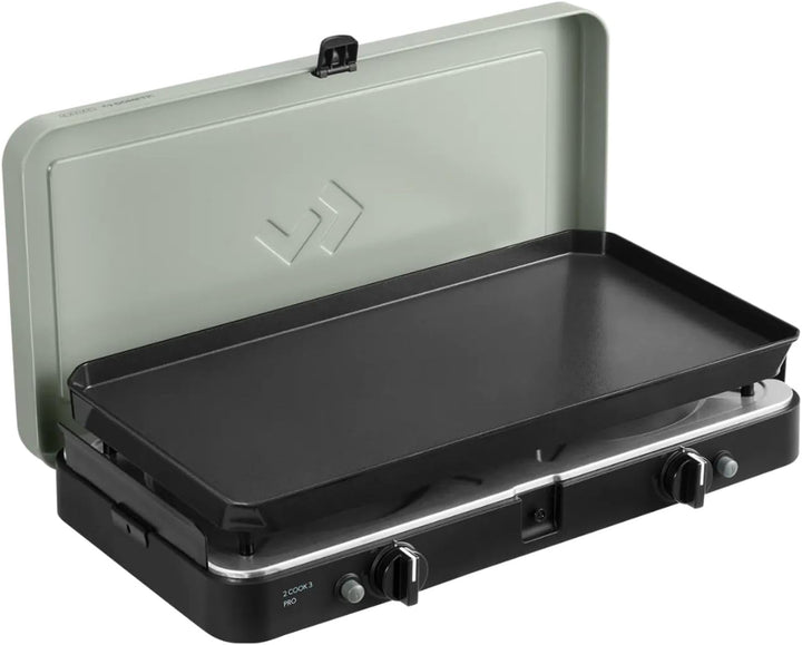 CADAC - 2 Cook 3 Pro Deluxe - 50mBar - Grillen - Tragbare Grills - Kochfläche aus Edelstahl - Inkl.