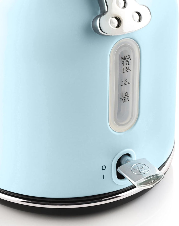 Westinghouse Retro Wasserkocher Kocher Für Wasser Mit Temperatur & Wasserstandsanzeige, Mit Kalkfilt