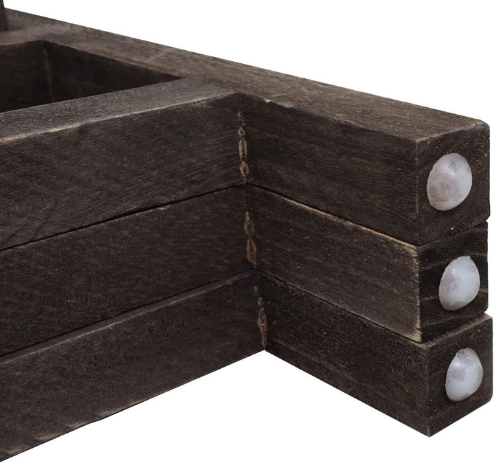 Mendler Pflanzregal T275, Standregal Blumenständer Pflanzkasten, 65x108x15cm, Holz Shabby-Look Vinta