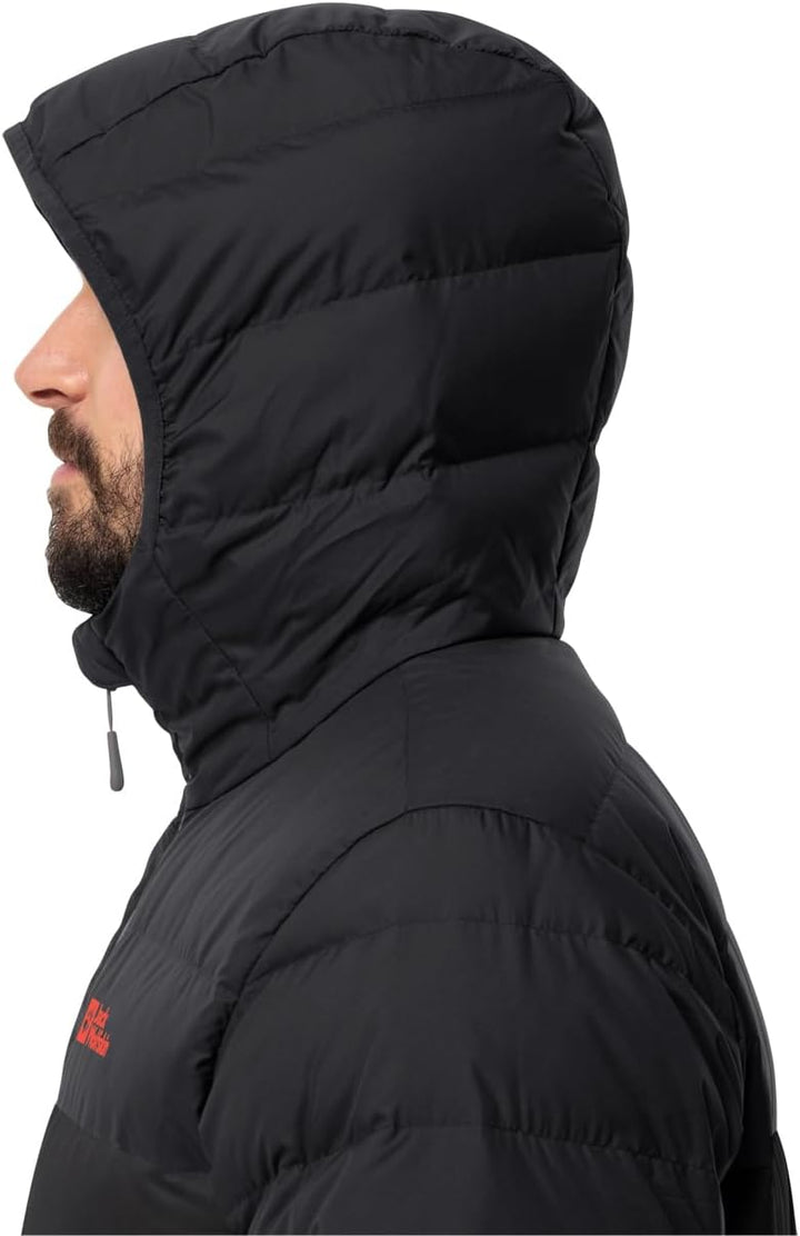 Jack Wolfskin Herren Ather Down Hoody M Daunenjacke L phantom, L phantom