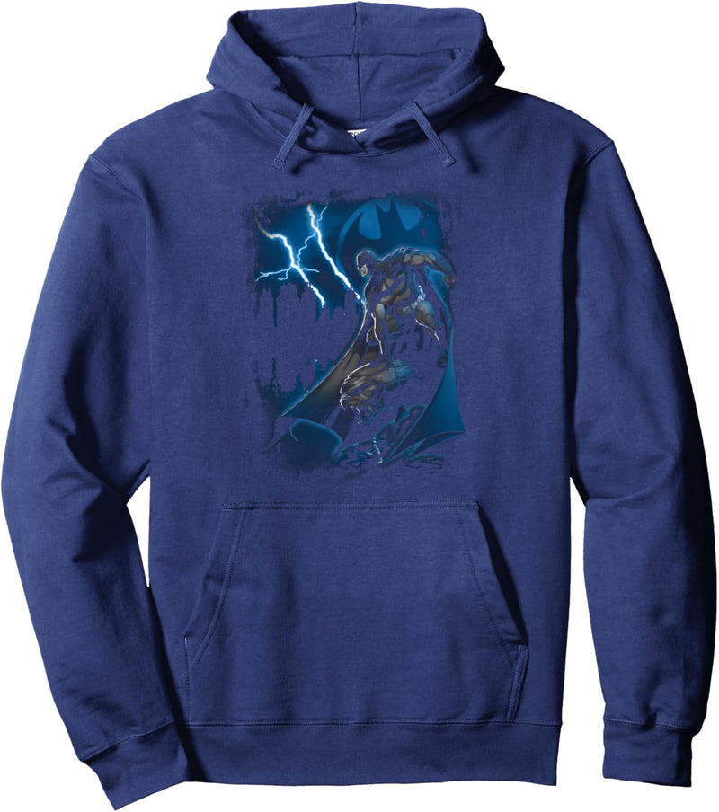 Batman Lightning Strikes Pullover Hoodie