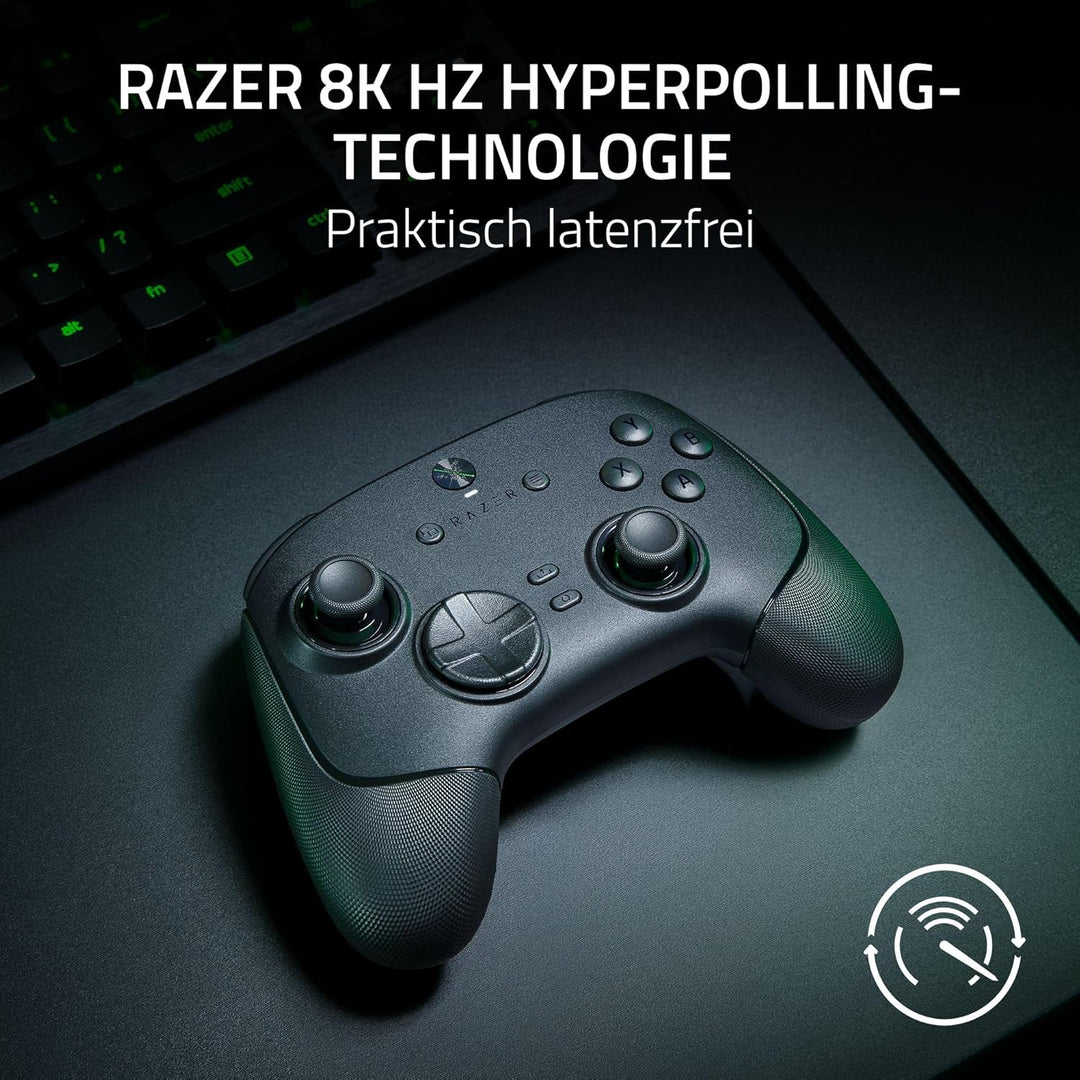 Razer Wolverine V3 Pro 8K PC - Kabelloser E-Sport-Controller für den PC (8K Hz HyperPolling, TMR-Ana