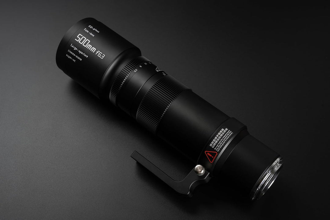 TTArtisan 500 mm F6.3 Teleobjektiv mit Metallgehäuse, kompatibel mit L-Halterung (Vollformat), Schwa