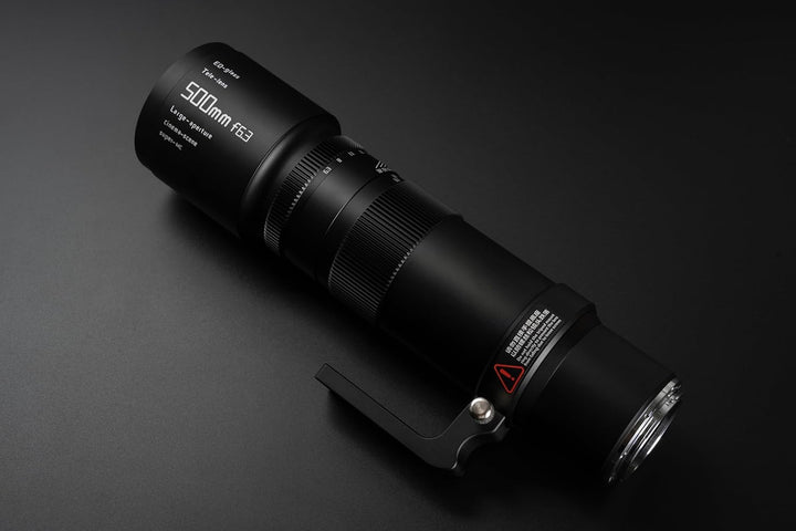 TTArtisan 500 mm F6.3 Teleobjektiv mit Metallgehäuse, kompatibel mit L-Halterung (Vollformat), Schwa