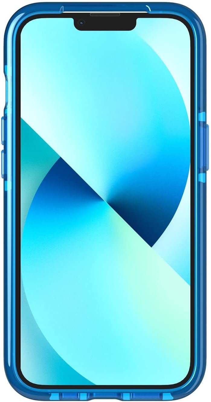 Tech21 Evo Check Schutzhülle für iPhone 13 – Ultra-Schutz mit 5,8 m langem Fallschutz blau iPhone 13