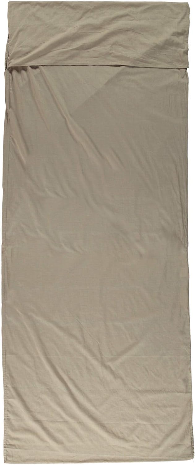 Cocoon Baumwollschlafsack Travel Sheet - Egyptian Cotton Braun 220 x 90 cm, Braun 220 x 90 cm