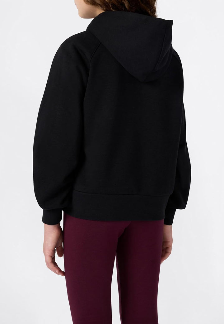 Champion Mädchen Legacy Girls Kapuzenpullover (1er Pack) L Schwarz, L Schwarz