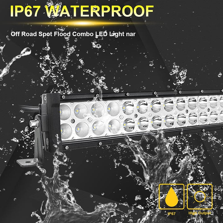 Willpower Led Arbeitsscheinwerfer Traktor 22'' 56CM 120W Zusatzscheinwerfer 12V IP67 Wasserdicht Flu