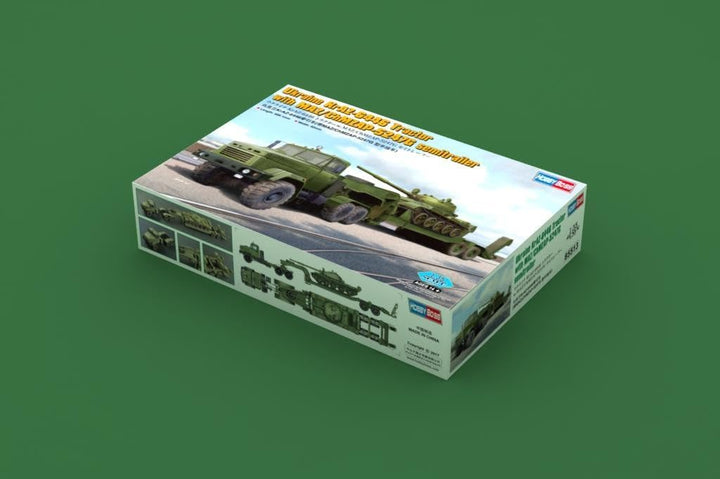 Hobby Boss 385513 Ukraine KrAZ-6446 Tractor w.MAZ/ChMZAP-5247G semitrailer 1/35 KrAZ 6446 mit MAZ/CH