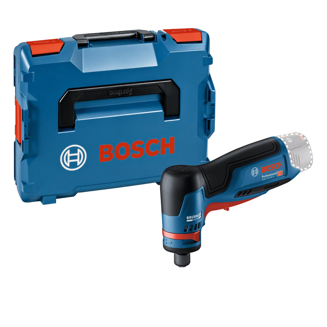 Bosch Professional 12V System Geradschleifer GWG 12V-50 S (bürstenloser Motor, hohes Drehmoment, Gas