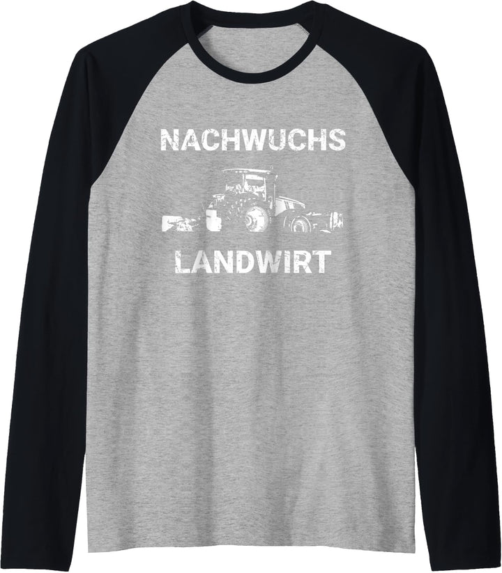 Nachwuchs Landwirt Bauer Traktor Trecker Sohn Kind Geschenk Raglan
