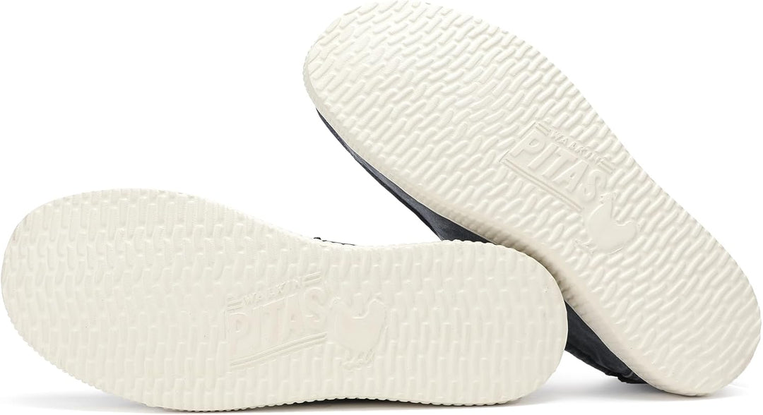 WALK IN PITAS | WP150 WALLABI Washed | Herren Mokassins | Flache Slipper für Männer | Slip on Loafer