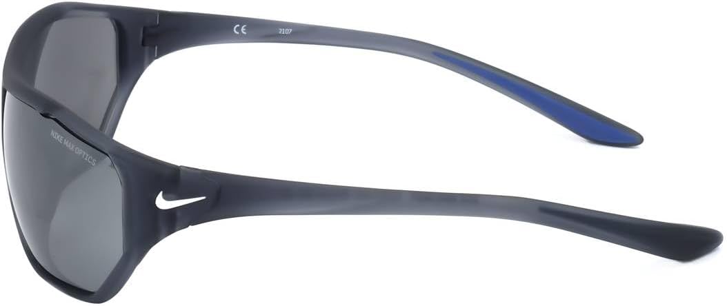 Nike Unisex Aero Drift Sunglasses, 021 Matte Dark Grey/Grey/Silvr, One Size