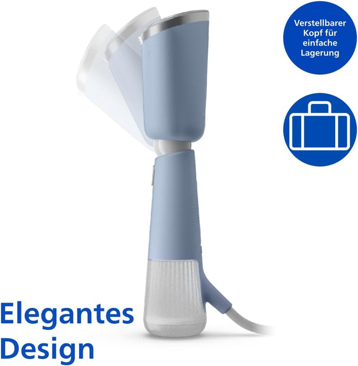 Philips Dampfglätter 5000-Serie - 35 Sekunden Aufheizen, aktiv beheizte Dampfplatte, Eco-Modus, für