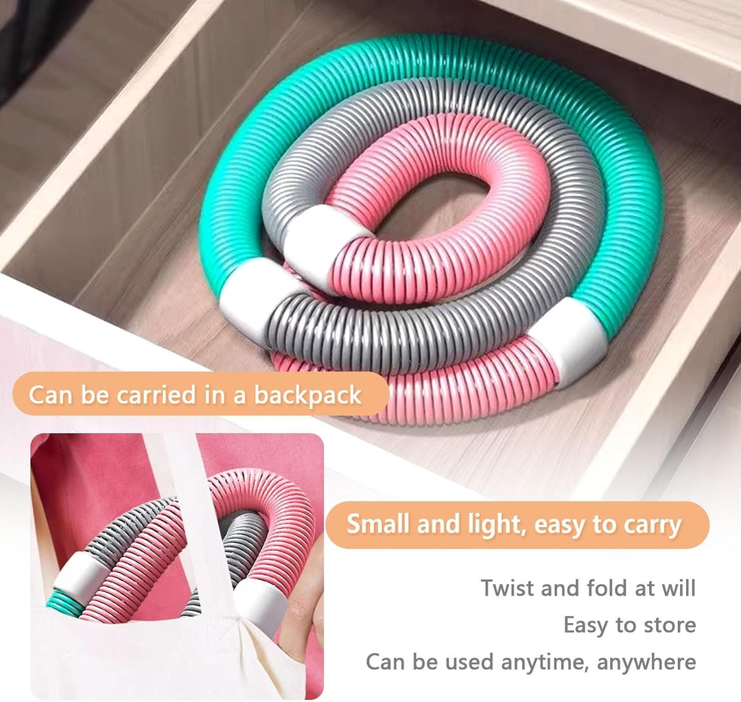 Hula Hoop Reifen Erwachsene für Erwachsene (1,65 kg) mit Federdesign, höherer Kalorienverbrauch, rüc