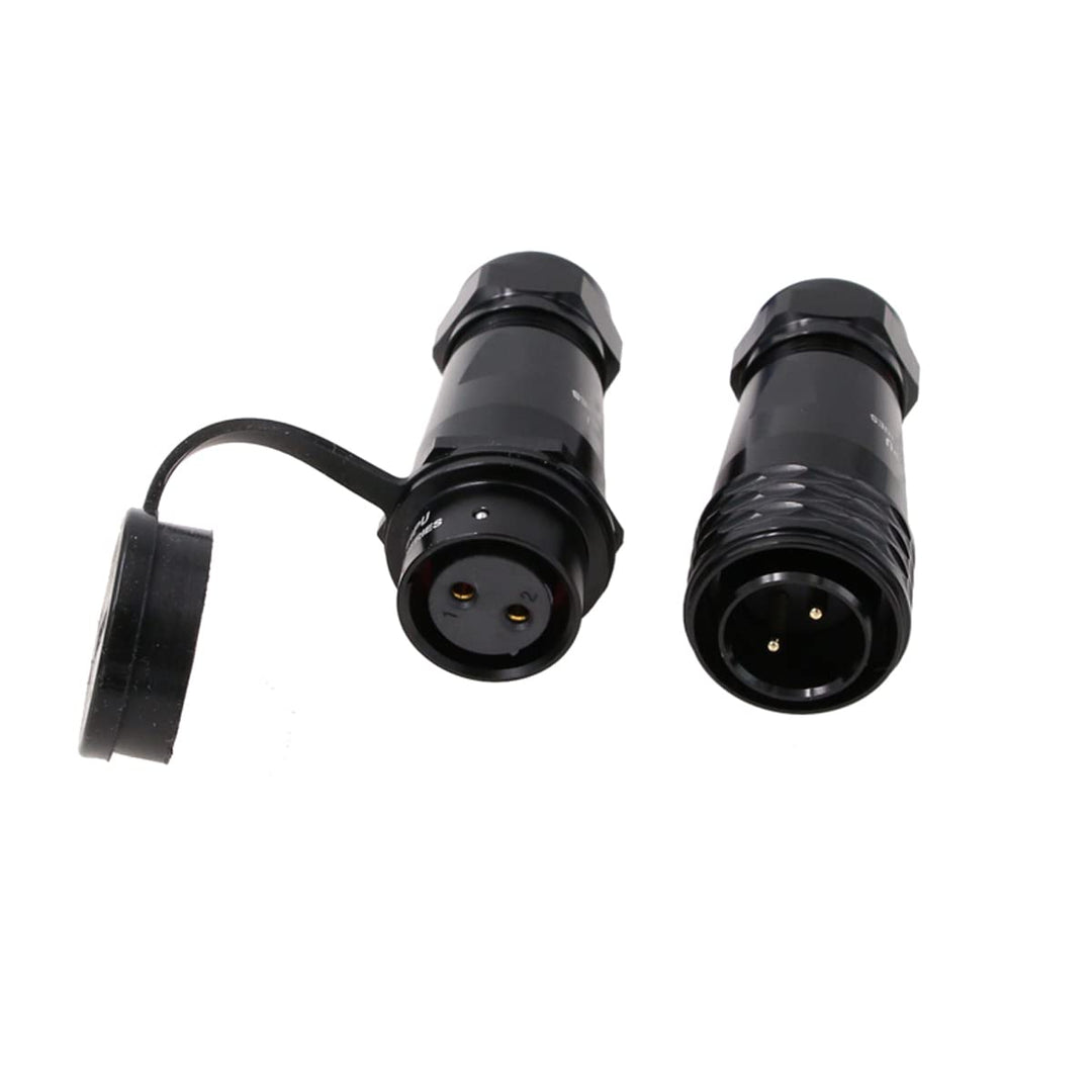 SZRMCC SA20 Luftfahrtstecker 2-Polig In-Linie Aviation Steckverbinder Wasserdicht IP67 SA2010 Stecke