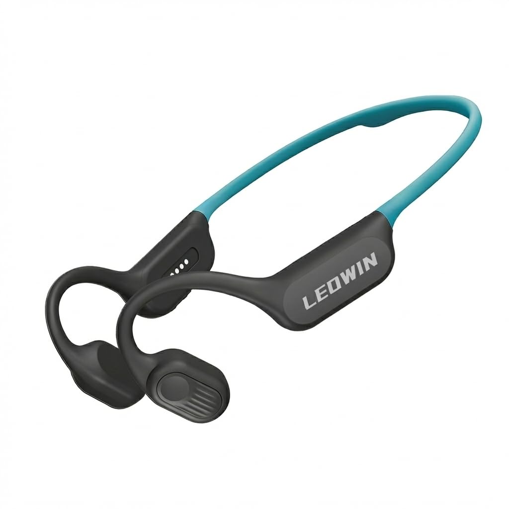 Leowin Knochenschall Kopfhörer Schwimmen, IP68 10 m wasserdicht, TÜV geprüft, 32 GB MP3, Bluetooth 6