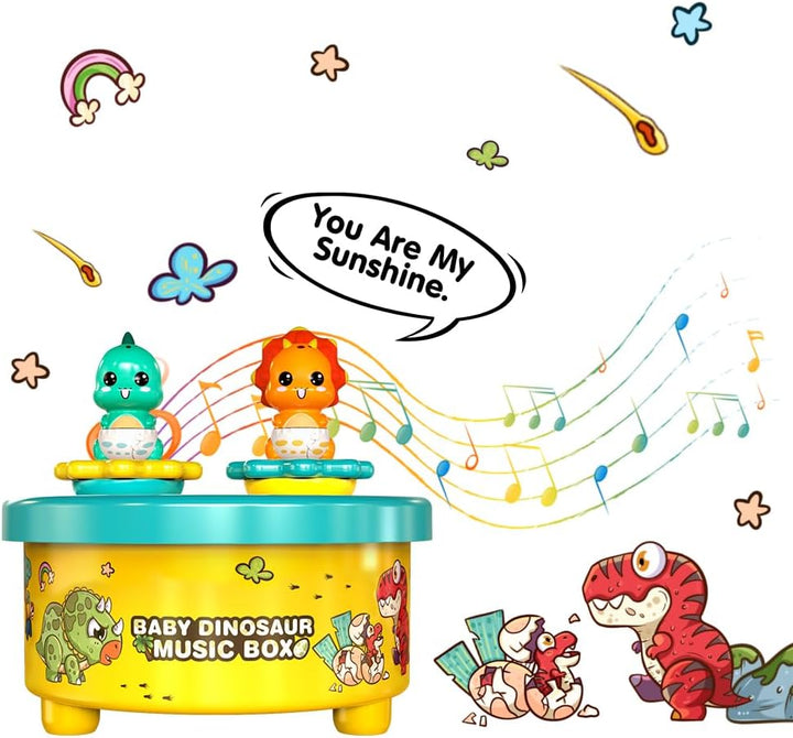 WEofferwhatYOUwant Dinosaurier-Baby-Spieluhr. Sanfte Melodien für kleine Abenteurer Dinosaurier-Enth