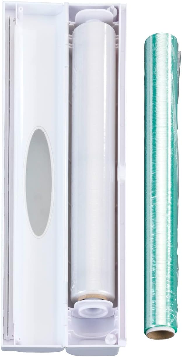 WENKO Folienschneider Mod. Perfect-Cutter praktischer Folienspender für Alufolie und Frischhaltefoli
