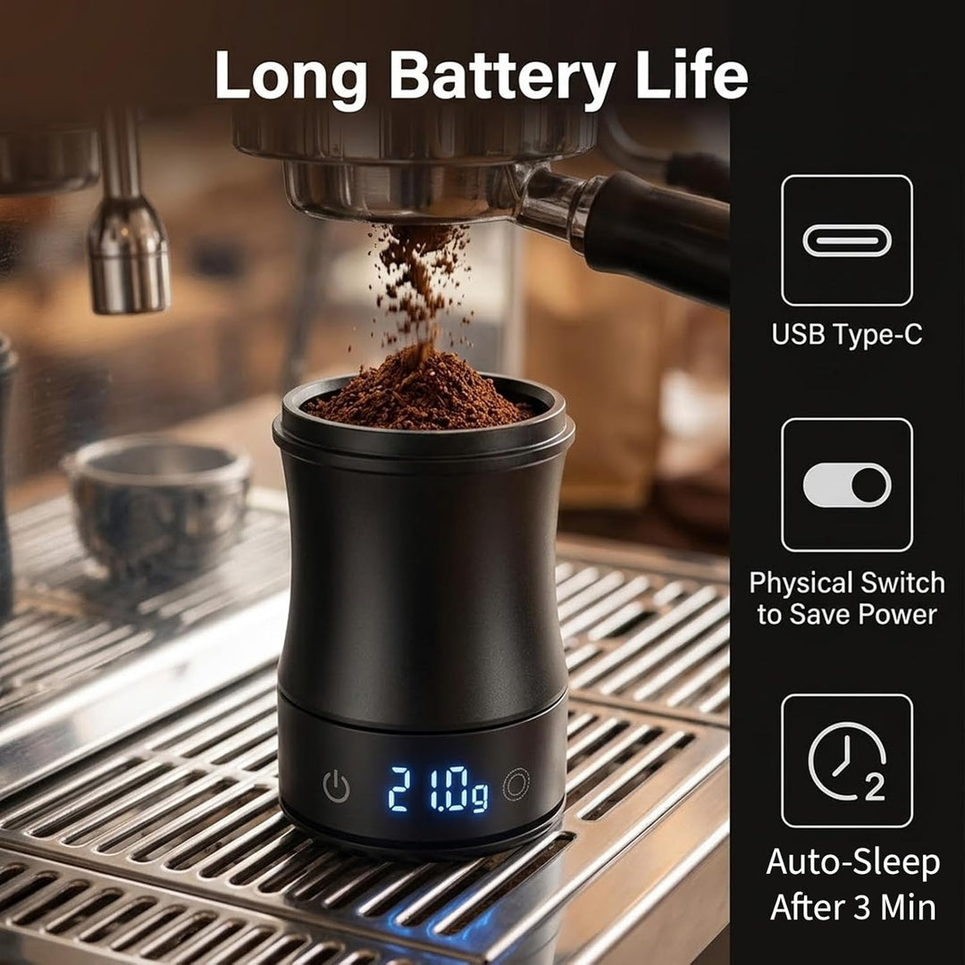 Digitale Dosierbecher Kaffeewaage Becher mit 500/0,1g Hochpräzision, USB-C Aufladbare Espressowaage