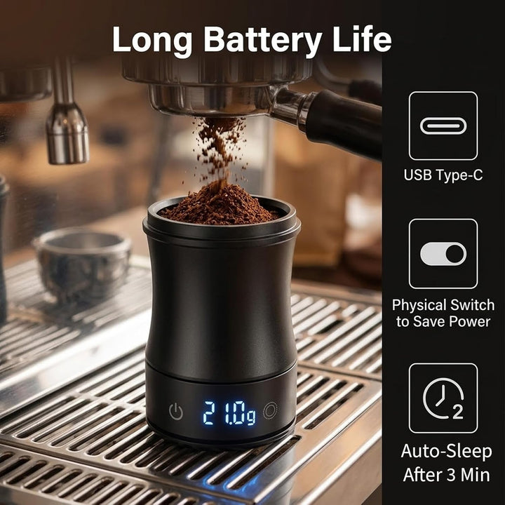 Digitale Dosierbecher Kaffeewaage Becher mit 500/0,1g Hochpräzision, USB-C Aufladbare Espressowaage