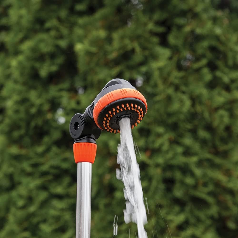 Gartendusche 150-210 cm mit Stativ Black Line