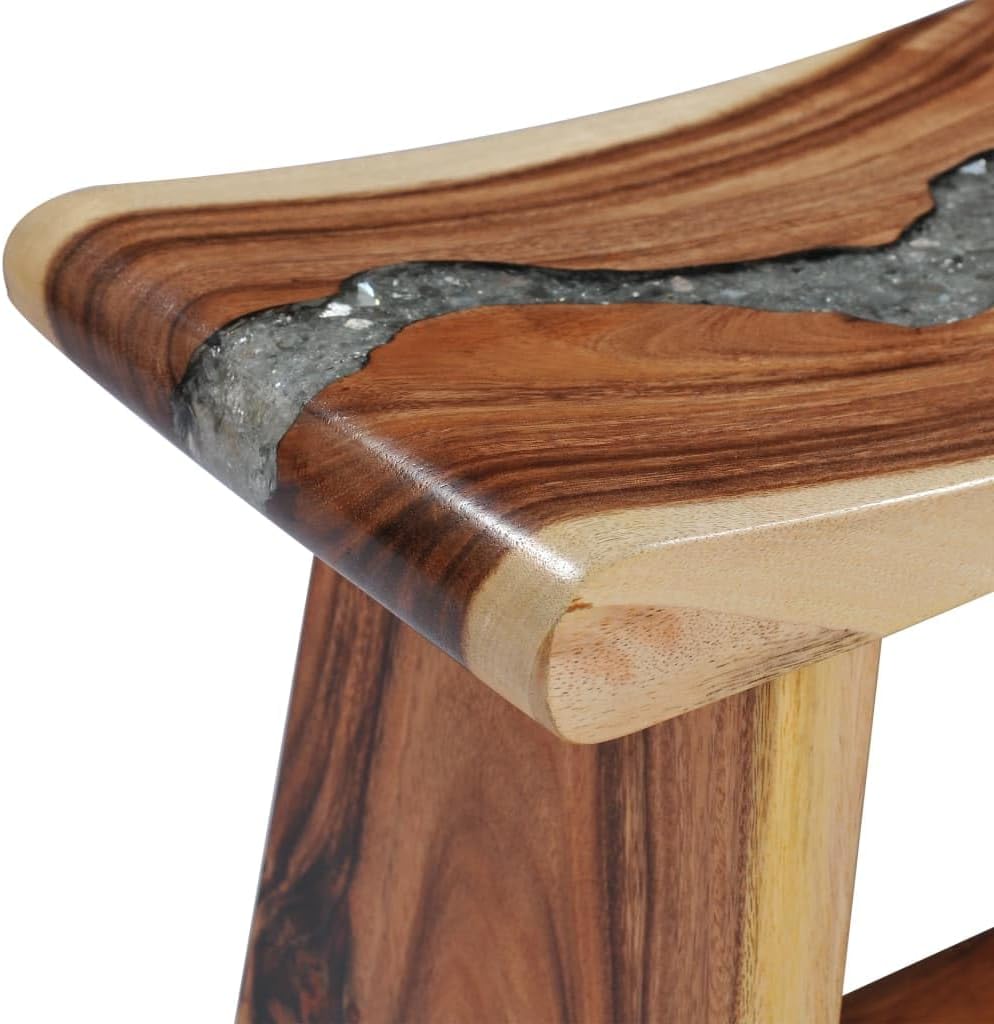 vidaXL Suarholz Massiv Hocker Badhocker Duschhocker Badestuhl Duschstuhl Holzhocker Fusshocker Nacht