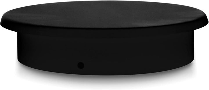 LANZZAS Ofenrohr Blindkappe - Durchmesser Ø 180 mm - Farbe: schwarz | Rauchrohr Blinddeckel, Schwarz