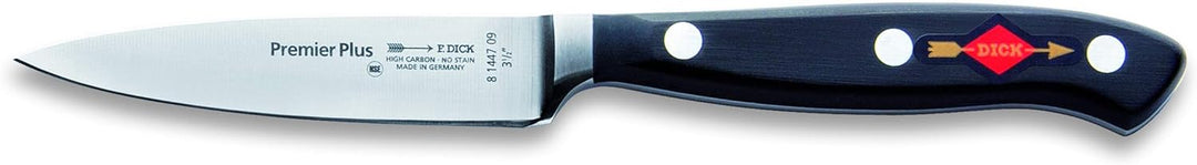 F. DICK Messerblock mit Messer, Premier Plus (Santoku, Kochmesser, Brotmesser, Officemesser, X50CrMo