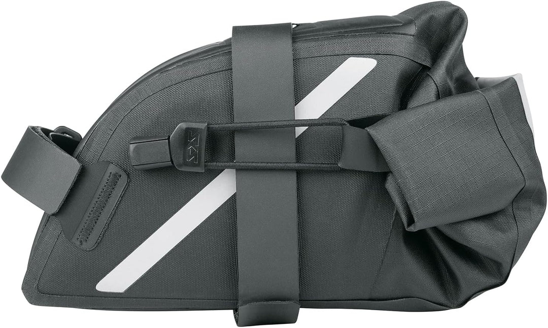 SKS GERMANY Trail Saddle Bag L Satteltasche für Fahrräder (Fahrradtasche, Spritzwasserdicht, Rolltop