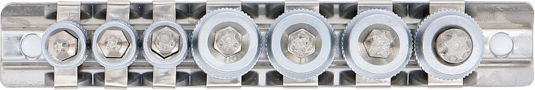 BGS 7098 | Schraubenausdreher-Bit-Einsatz-Satz | Antrieb Innenvierkant 6,3 mm (1/4") / 10 mm (3/8")