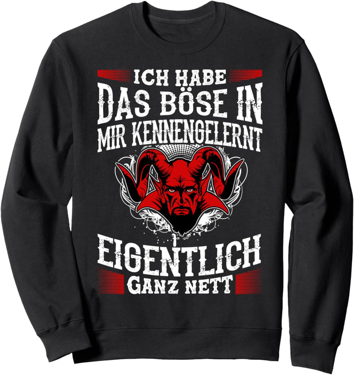 Ich habe das Böse in mir kennengelernt, eigentlich ganz nett Sweatshirt
