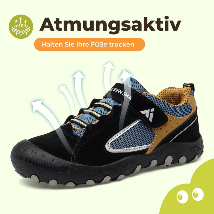 Mishansha Unisex-Kinder Turnschuhe Jungen Mädchen Trekkingschuhe rutschfest Wanderschuhe Outdoor Spo