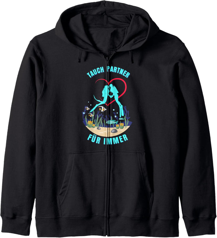 Tauchen Taucher Tauch Partner Schwimmen Kapuzenjacke