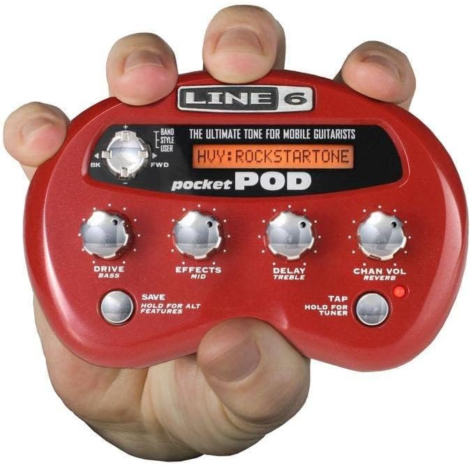 Line 6 Pocket POD Gitarrenprozessor Single, Single