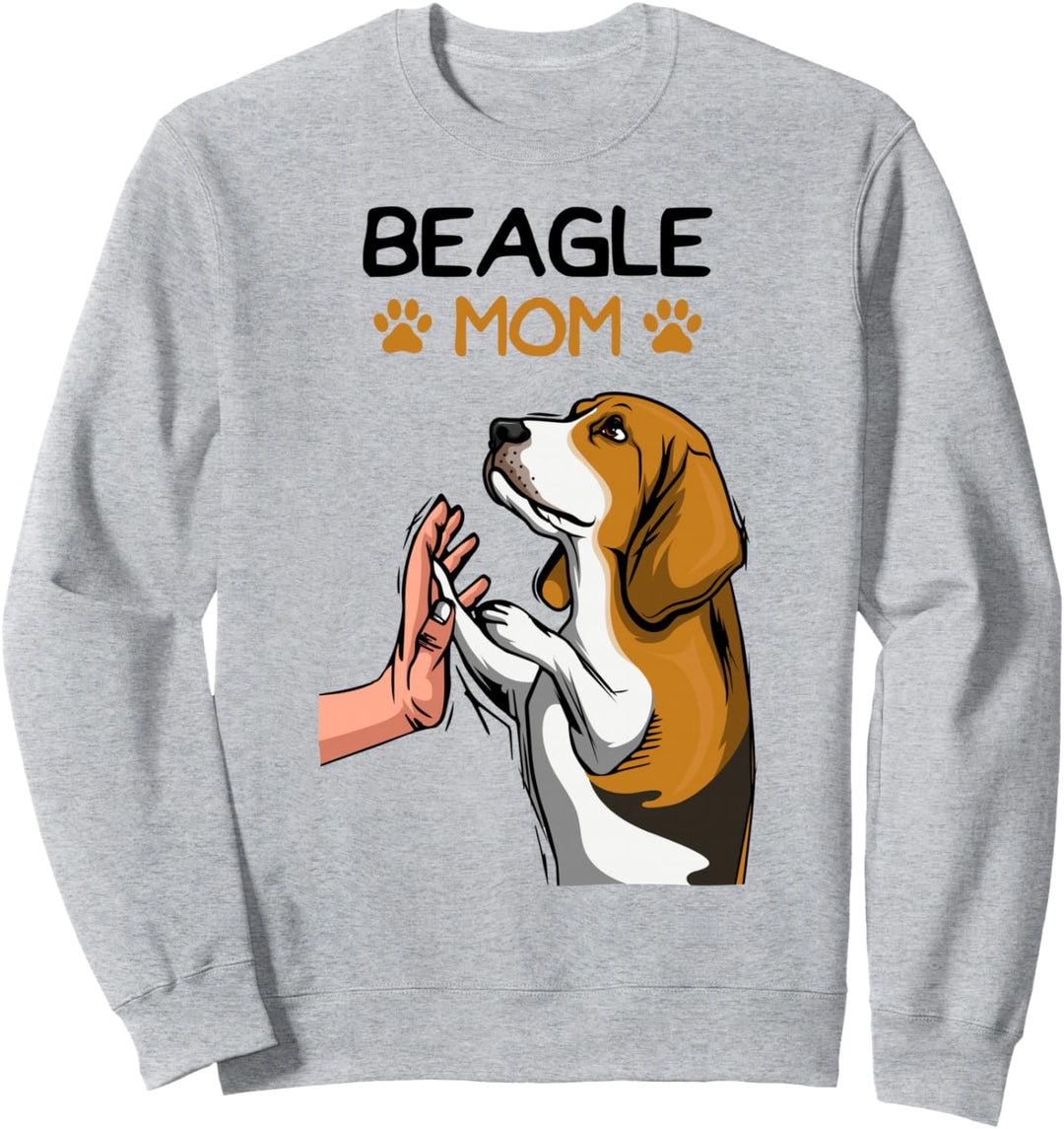 Beagle Hunde Mama Mom Frauchen Sweatshirt