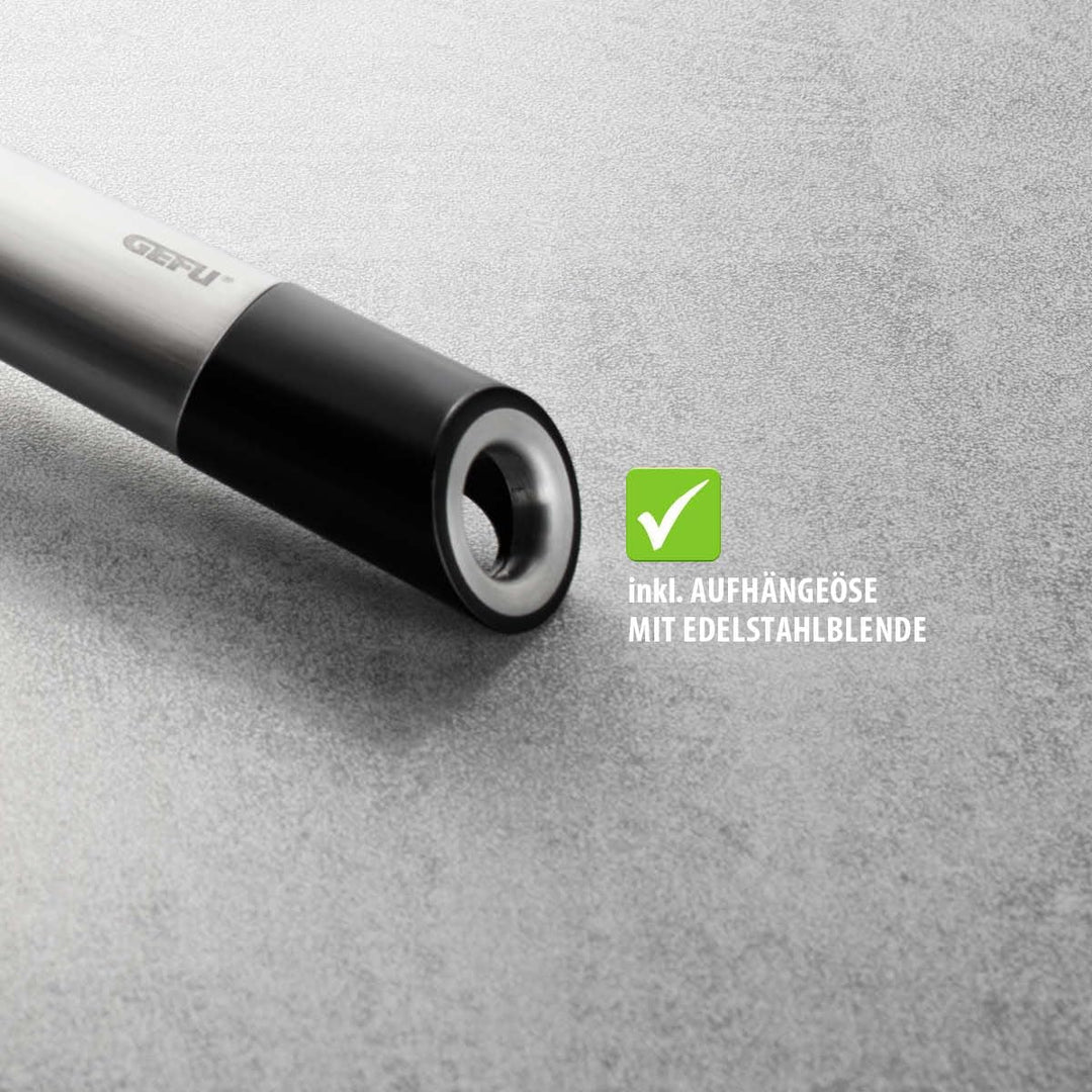 GEFU V‑Hobel PRIMELINE | Stufenlos einstellbar 0–5mm | Ultrascharfe V‑Klinge | Antirutschfüsse & Auf