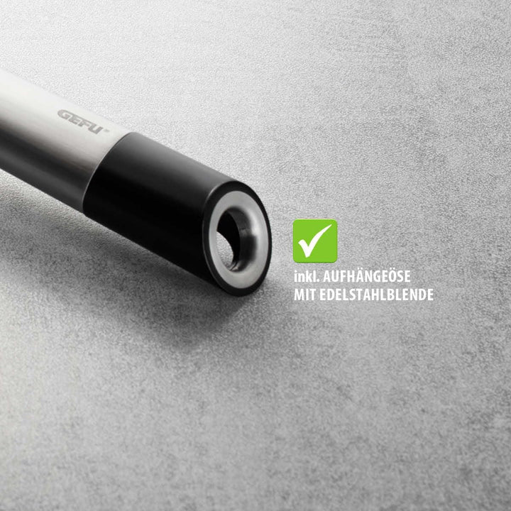 GEFU V‑Hobel PRIMELINE | Stufenlos einstellbar 0–5mm | Ultrascharfe V‑Klinge | Antirutschfüsse & Auf
