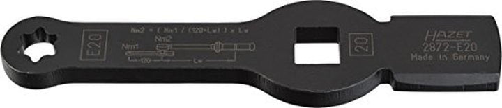 HAZET TORX Schlag-Schlüssel 2872-E24 | mit 2 Schlagflächen | zur Betätigung von TORX Schrauben, Brem
