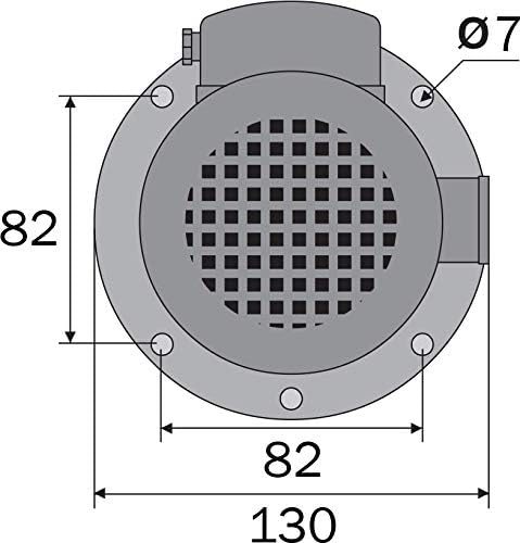 Hochleistungs - Kühlmittelpumpe 200 mm Eintauchtiefe für Bandsägen, Drehmaschinen, Kreissägen, Fräsm