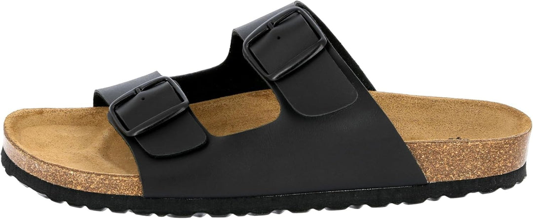 Lico Herren Bioline Man Pantoletten 46 EU Schwarz, 46 EU Schwarz
