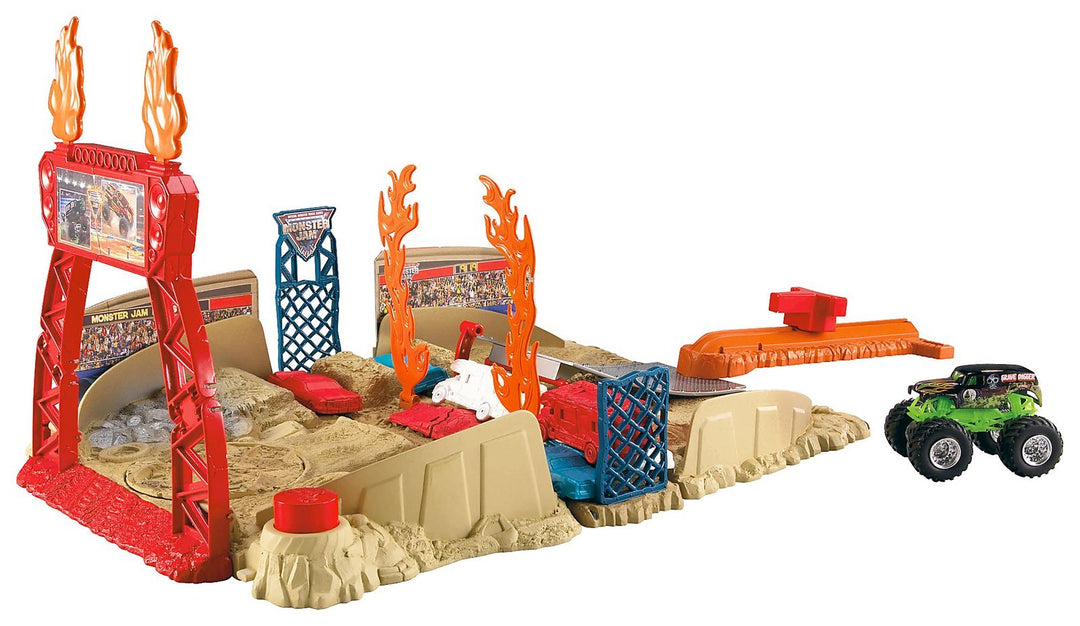 Mattel R1797-9993 - Hot Wheels Monster Jam Final Stunt Stadium