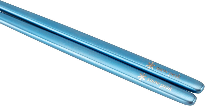 Snow Peak Titanium Chopsticks, Blue, Blue