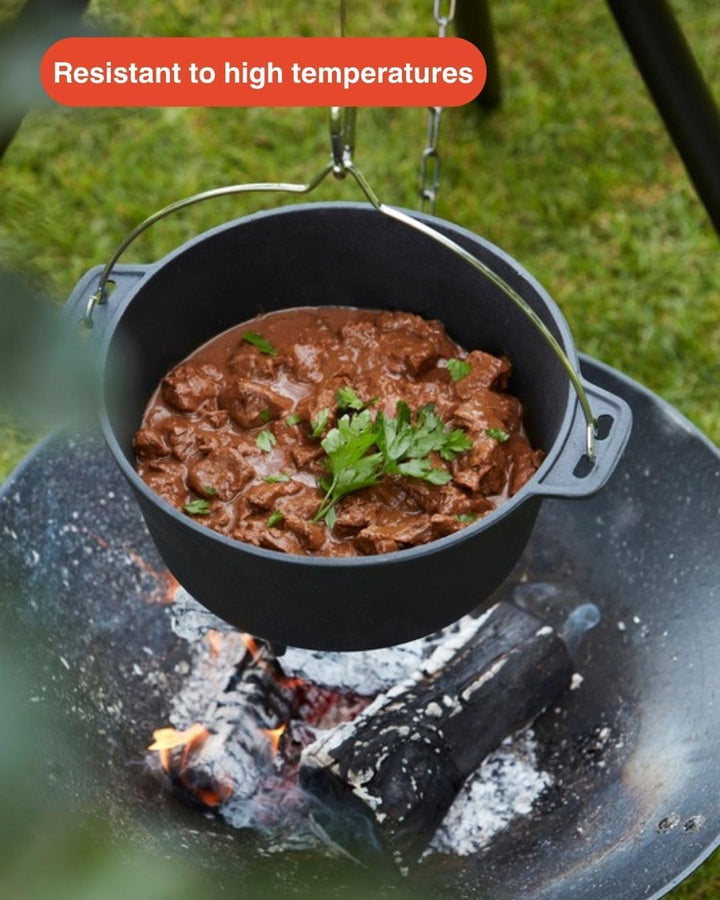 barbecook Kochtopf/Dutch Oven 9 L Grillzubehör, Black, Schwarz