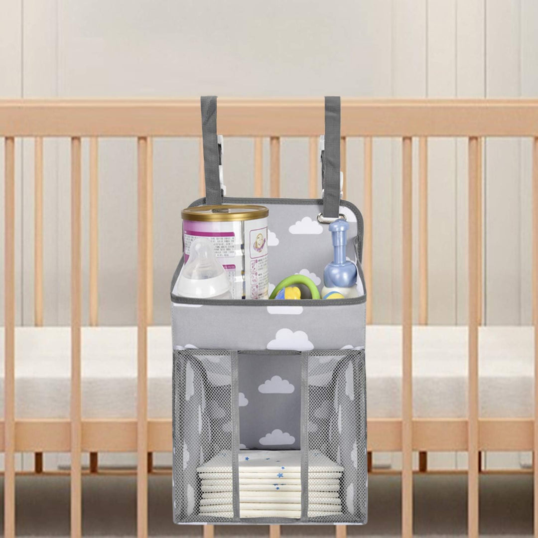 Hanging Windel Organizer, Baby Windel Caddy Organizer mit mehreren Taschen Windel-Aufbewahrungsorgan